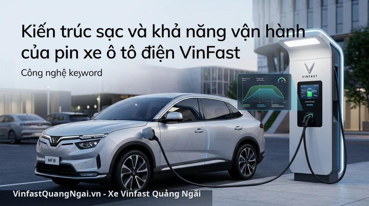 công nghệ pin vinfast 2026 - Kiến trúc sạc và khả năng vận hành của pin xe ô tô điện VinFast - công nghệ pin vinfast 2026