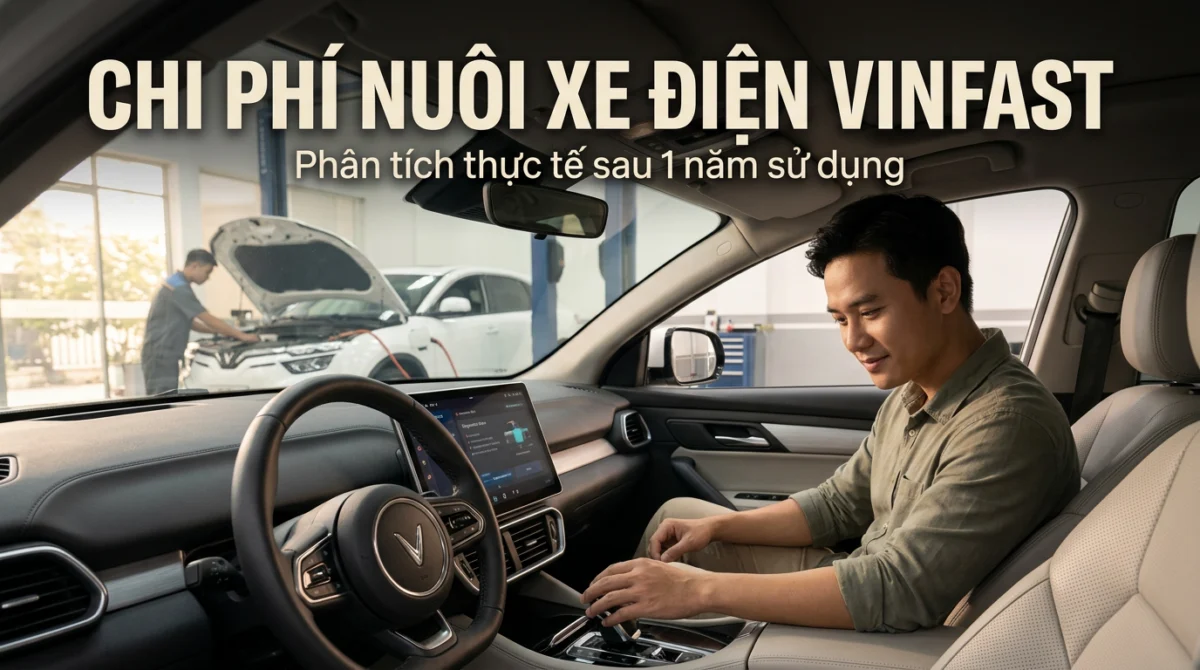 phan tich chi phi nuoi xe dien vinfast thuc te sau 1 nam su dung
