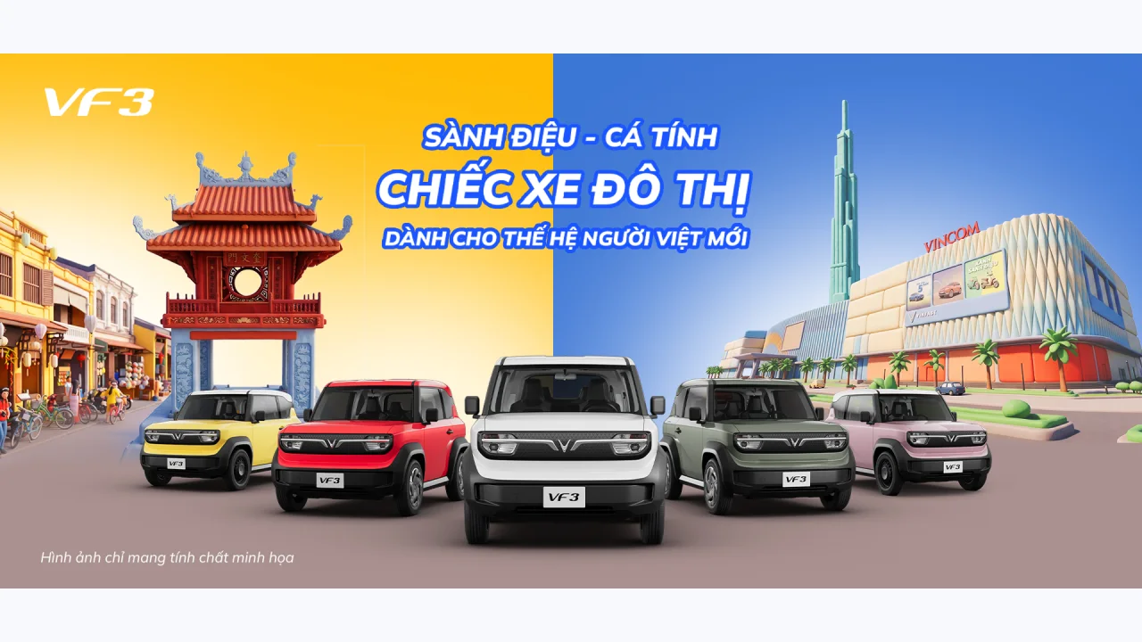 VinFast VF 3 - ngoại thất 4 tại Quảng Ngãi